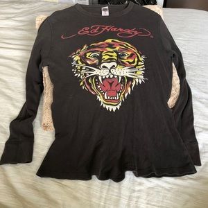 Vintage Ed Hardy ribbed long sleeve